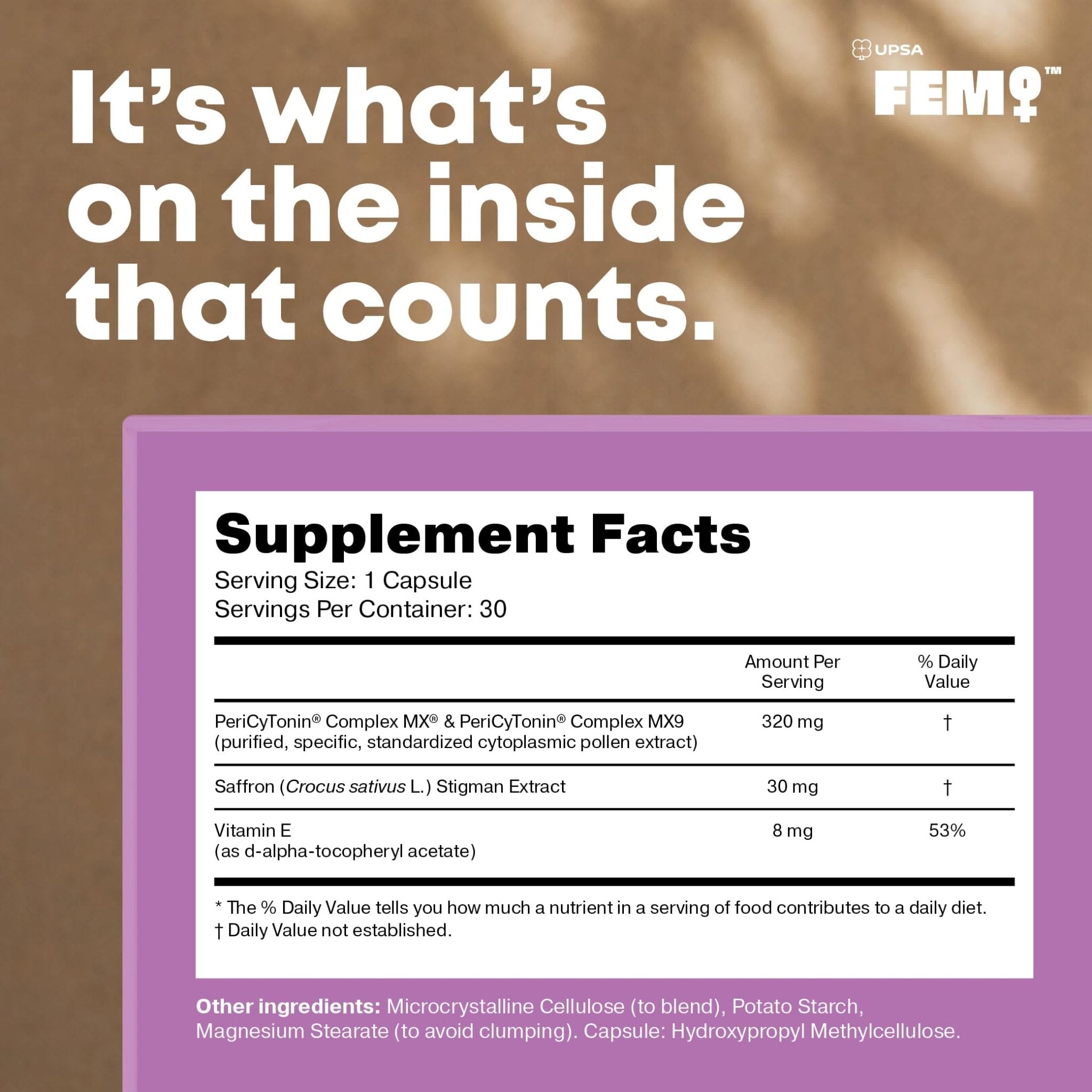 FEM Perimeno with PeriCytonin® for Perimenopause Relief - FEM by UPSA