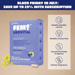 FEM Urovital with UriCytonin® for Bladder Support - FEM by UPSA